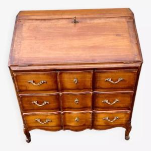 Louis XV Style Fruitwood Secretary Desk, Also Known As A "scriban"