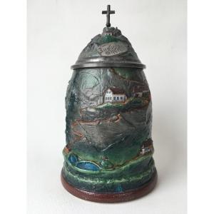 Beautiful Beer Mug Zugspitz Bavaria Made By Pauson