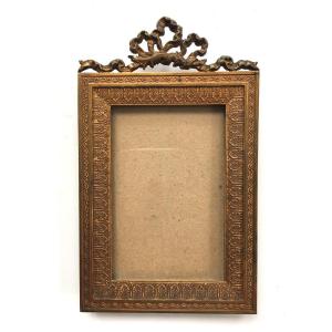 Small Bronze Photo Frame From The Napoleon III Period
