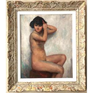 Nude Painting From 1927 By Maurice Ehlinger 1896-1981
