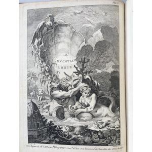 Book By Antoine Joseph Dézallier d'Argenville: Conchyliology, 2nd Edition Of 1757