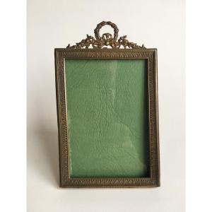 Small Bronze Photo Frame, Napoleon III Period