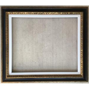 Black And Gold Carved Wooden Frame, 15f Format, For 65x54cm Painting