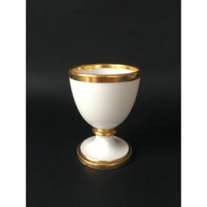 Porcelain Egg Cup, Sèvres National Manufactory, Circa 1820, Louis XVIII