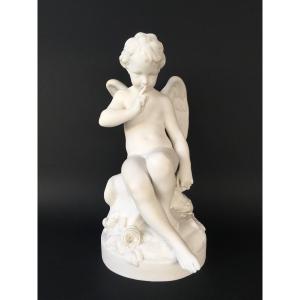 Biscuit Porcelain From The Manufacture Nationale De Sèvres, Depicting Falconet's Menacing Love.