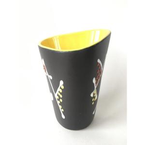 Vase André Baud Vallauris 50s