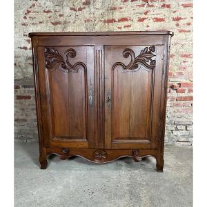 Louis XV Style High Buffet In Carved Wood Late XVIII Eme Period