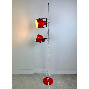 Amilux Vintage Red 70's Floor Lamp