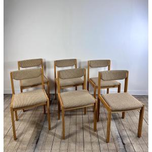 Chairs (set Of 6) In The Regain Style 1960s 