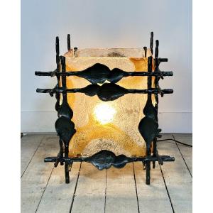 Brutalist Lamp 1960 By Tom Ahlström And Hans Ehrich