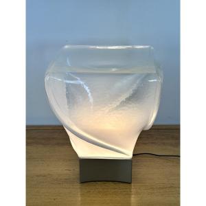 Murano Blown Glass Lamp By Leucos, 1970s