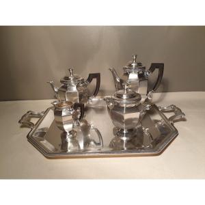 Christofle Tea And Coffee Service In Silver Metal