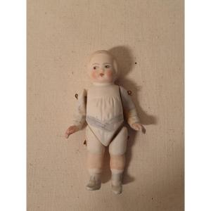 Articulated Biscuit Miniature Baby. Height 8.5 Cm