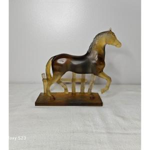 Daum France Sculpture Of The Horse Ourasi 