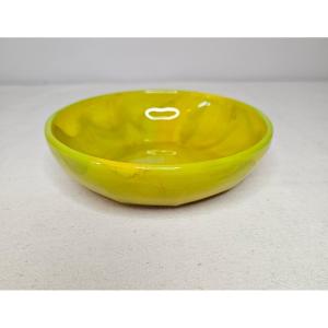 Verlys Rare Yellow Glass Dish