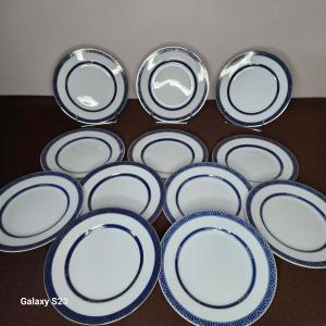 Christofle Talisman Blue Twelve Bread Plates