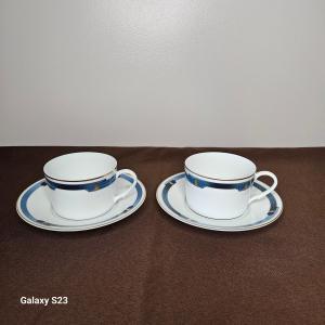 Christofle Iriana Bleu Two Breakfasts