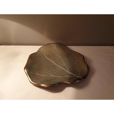 Bronze Dish Creation Of Serge Mansau