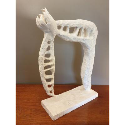 L.miller 20th (circa 1960) Plaster Sculpture 