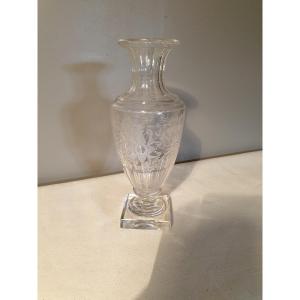 Napoleon 3 Baluster Crystal Vase