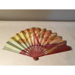 Advertising Fan For State Railways.
