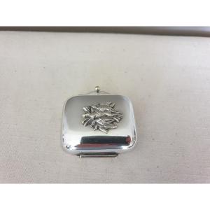 Coin Purse Box With Hunting Decor Of Hares And Ducks