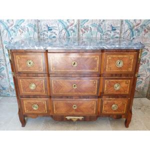 Louis XVI Period Marquetry Commode