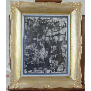 Black Ink On Paper, Signed Charles Piquois