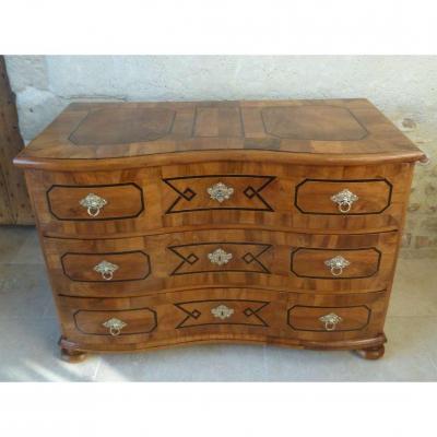 Louis XIV Style Curved Commode XVIII Eme