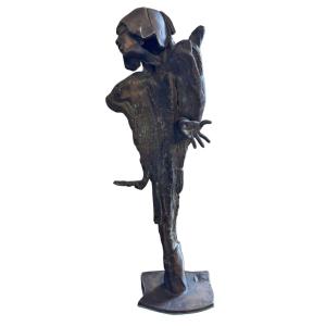 Jean Delcourt (1939) Surrealist Bronze, Lost-wax Casting, Signed And Numbered