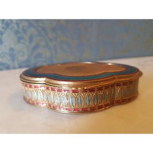 Bronze Enamel Box. 19th Century. 