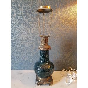 Electrified Chinoiserie Lamp. 19th Century.