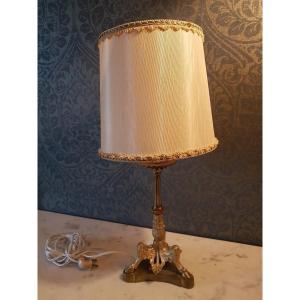 Bronze Lamp. Napoleon III. 