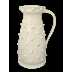 Large Ceramic Pitcher By émile Téssier In Malicorne