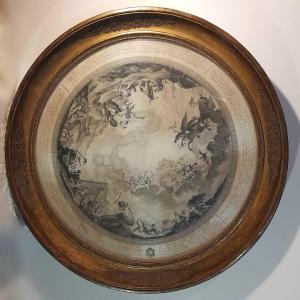  18th-century Engraving From The Ceiling Of The Grand Théâtre In Bordeaux. Le Mire Noël 