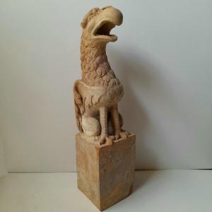18th Century Terracotta Phoenix Gargoyle 