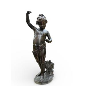 Important Sculpture - Fairy - R. Aurili - Italy - 19th Century 