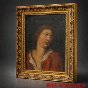Painting - Oil On Canvas - Boy - France - XIXth