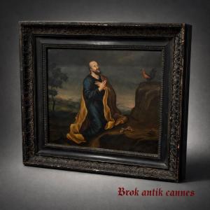 Painting - Hsp - Saint Peter -flemish School - 18th Century