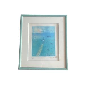 Framed Lithograph - Hasegawa Shoichi - Japan - 20th Century 