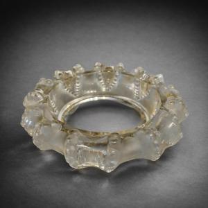 Trinket Tray - Crystal - Lalique - Octopus - France - 20th Century 