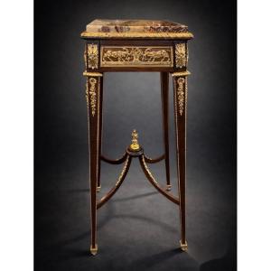 Side Table - Mahogany/gilt Bronze - François Linke - France - 19th Century 