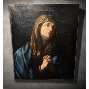 Painting - Oil On Canvas - Virgin After G. Reni - Italy - XIX Th C