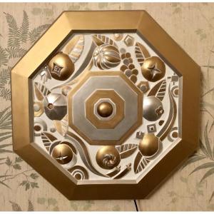 Art Deco Wall Sconce And Rosette 