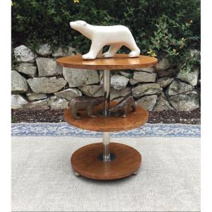 Art-deco Pedestal Table