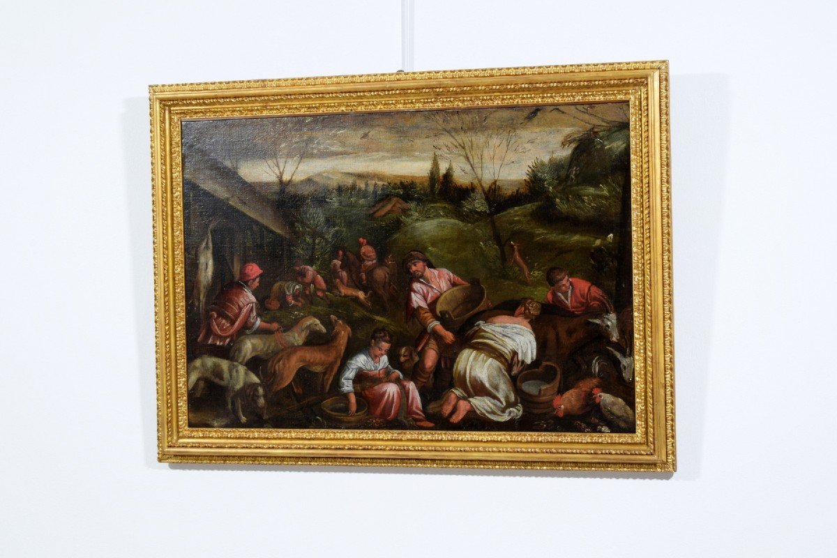 Seguace di Jacopo Bassano, Allegoria della Primavera, XVII secolo-photo-2