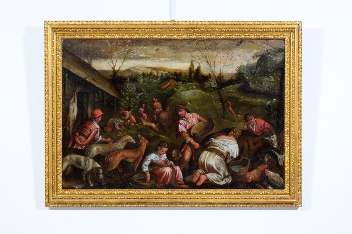 Seguace di Jacopo Bassano, Allegoria della Primavera, XVII secolo-photo-3