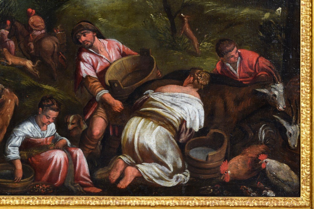 Seguace di Jacopo Bassano, Allegoria della Primavera, XVII secolo-photo-2