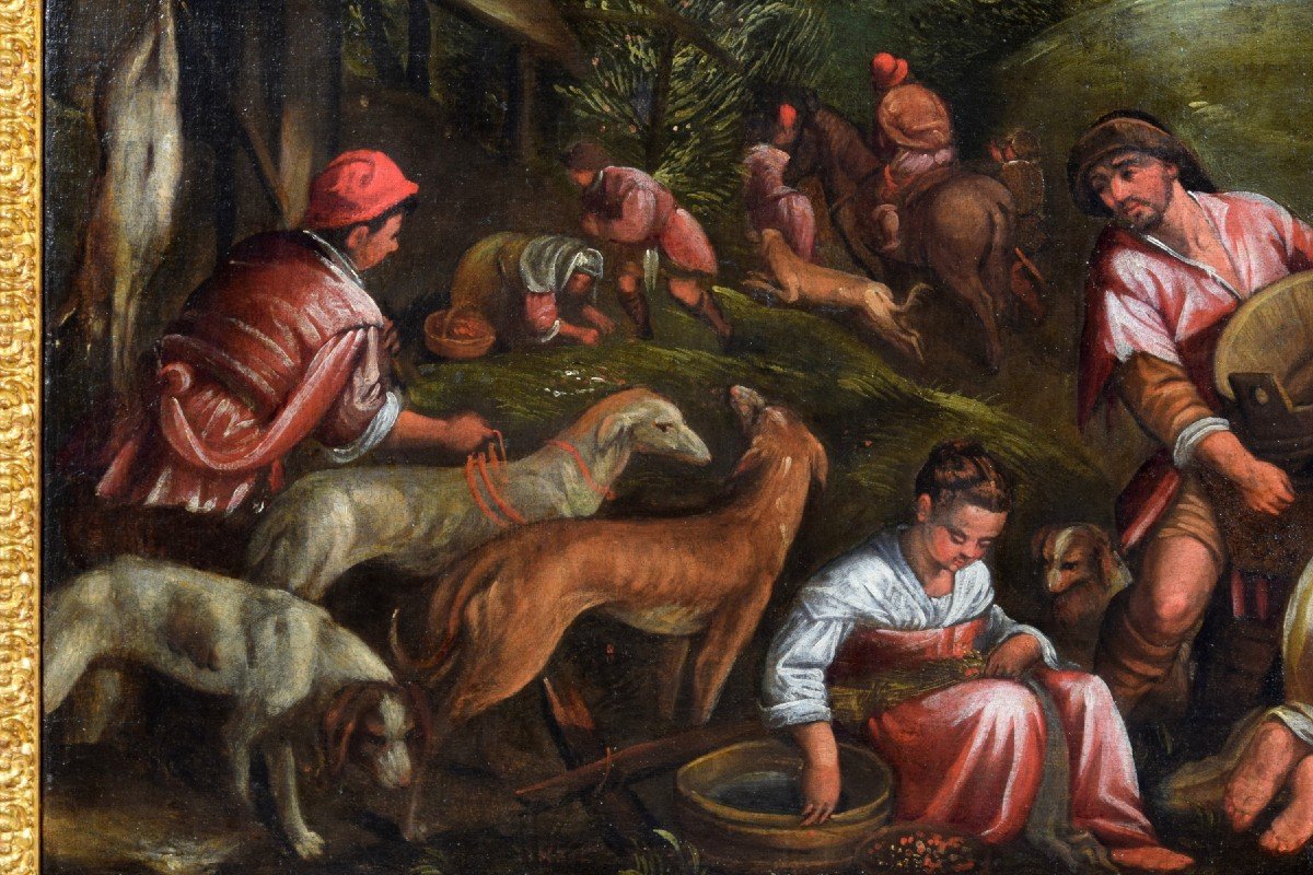 Seguace di Jacopo Bassano, Allegoria della Primavera, XVII secolo-photo-3