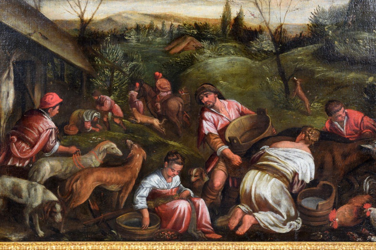 Seguace di Jacopo Bassano, Allegoria della Primavera, XVII secolo-photo-4